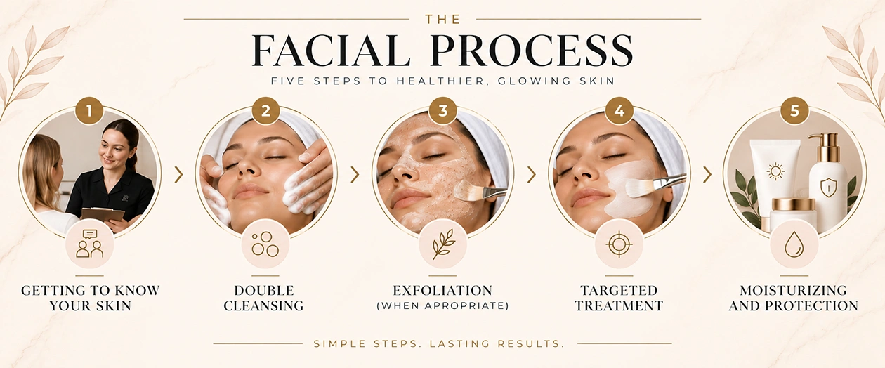 Professional facial skin care at Bella La Belle